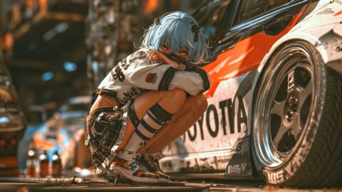 Rei Ayanami and Toyota