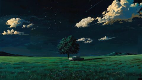 Alone Car – Under the Midnight Sky
